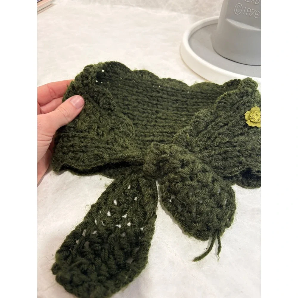 Handmade olive green